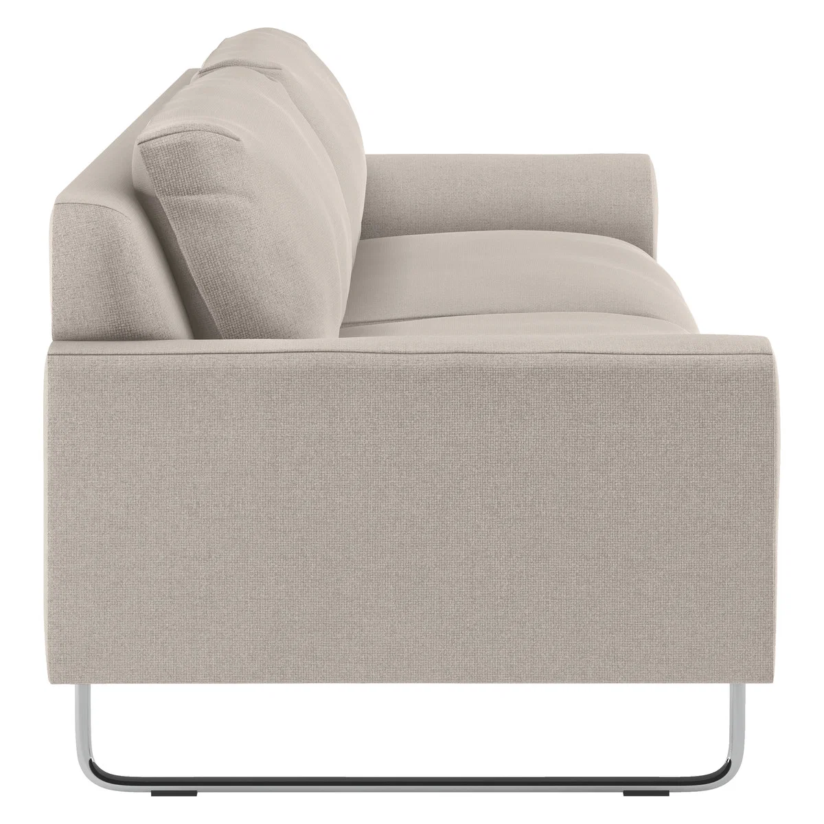Lyle Natural Textured FaBric 3 Seater Sofa, Natural – image 3