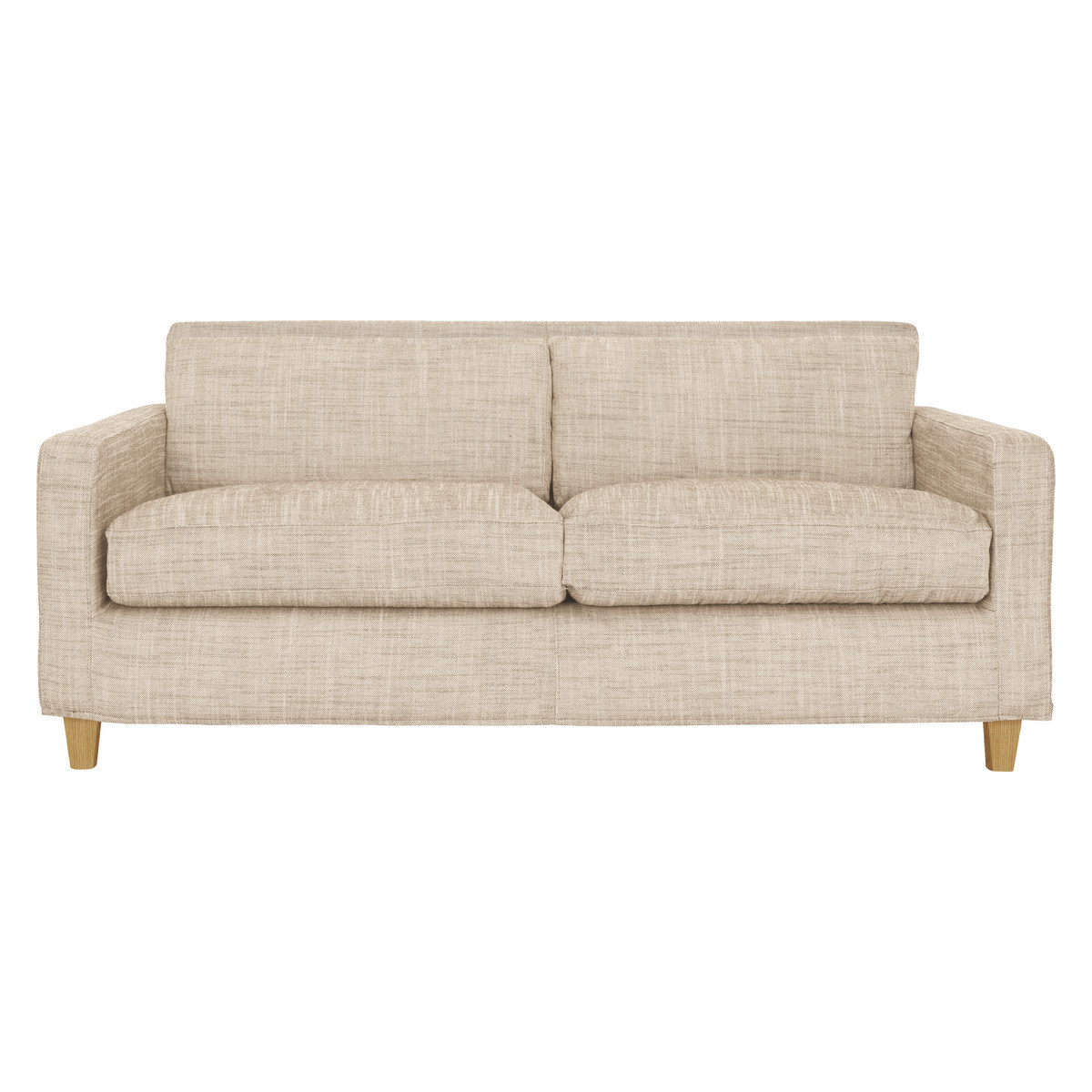 Chester Natural Italian Woven FaBric 3 Seater Sofa, Natural – image 3