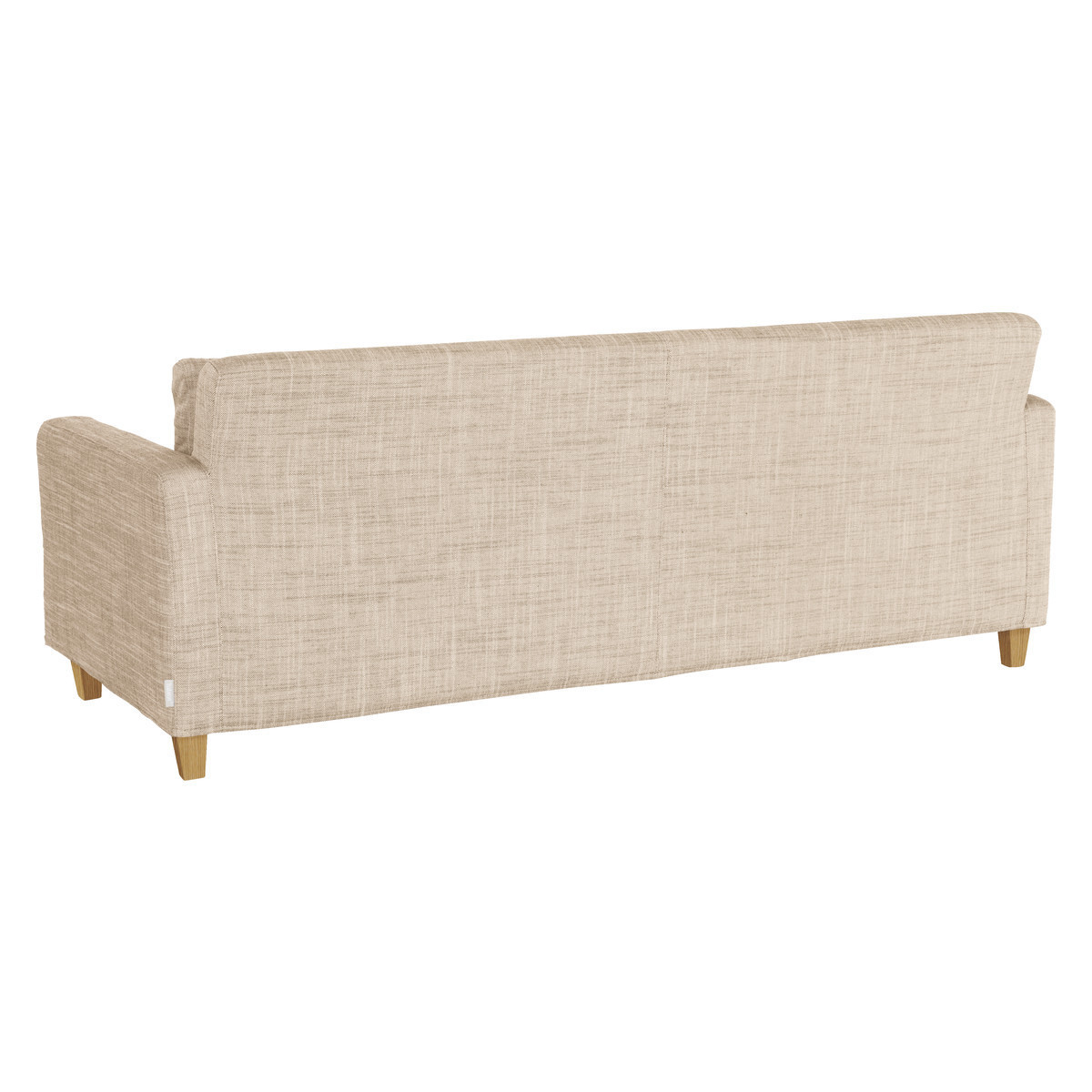 Chester Natural Italian Woven FaBric 3 Seater Sofa, Natural – image 6
