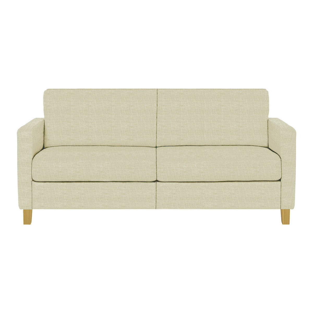 Chester Natural Italian Woven FaBric 3 Seater Sofa, Natural – image 1