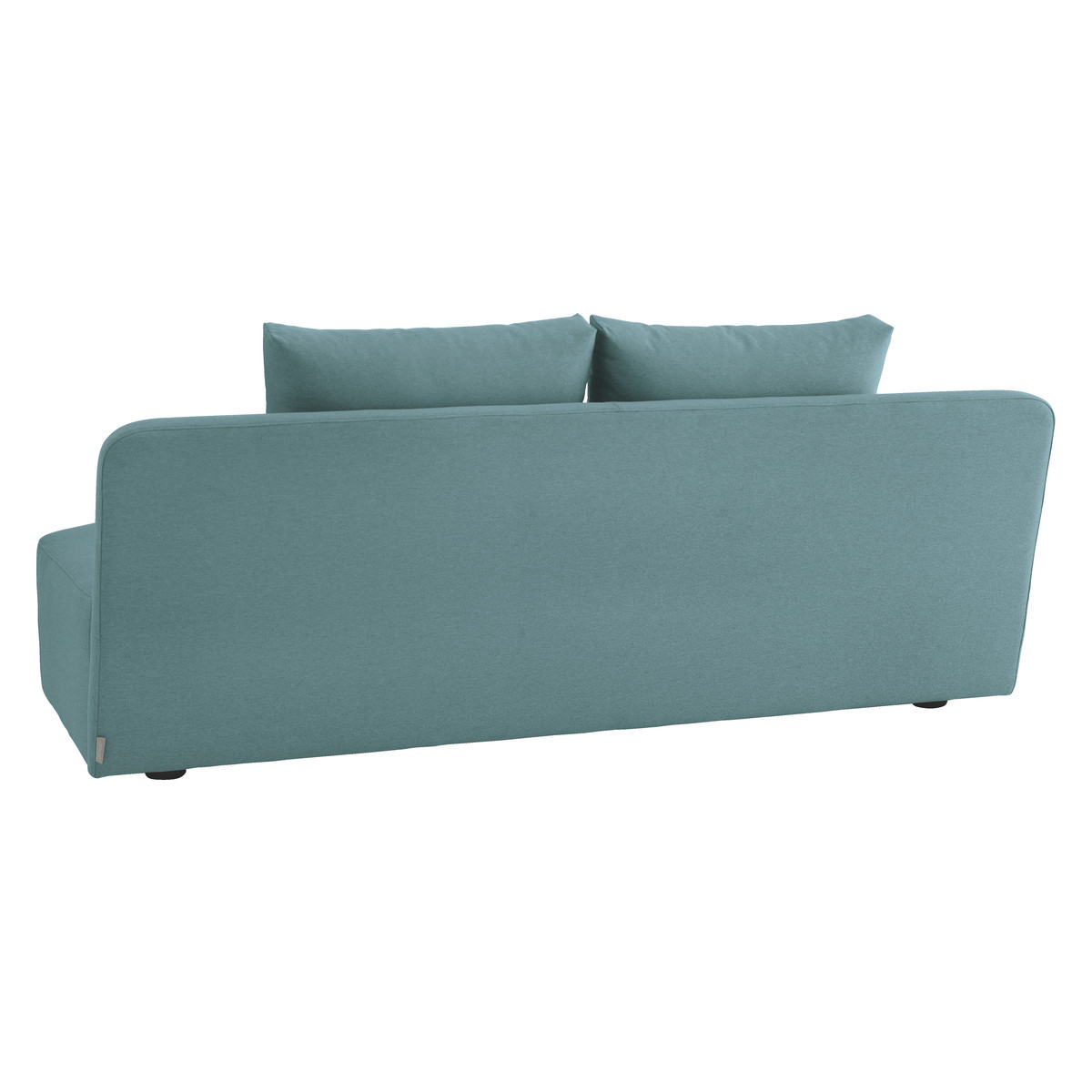 Kasha Teal Blue FaBric 3 Seater Sofa, Blue – image 5
