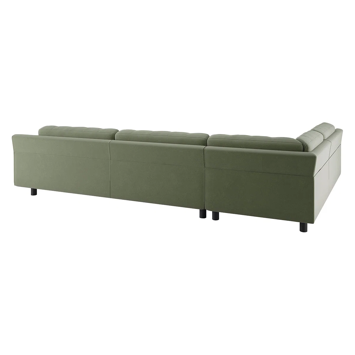 Hendricks Sage Green Velvet Right Arm Corner Sofa, Green Green – image 6