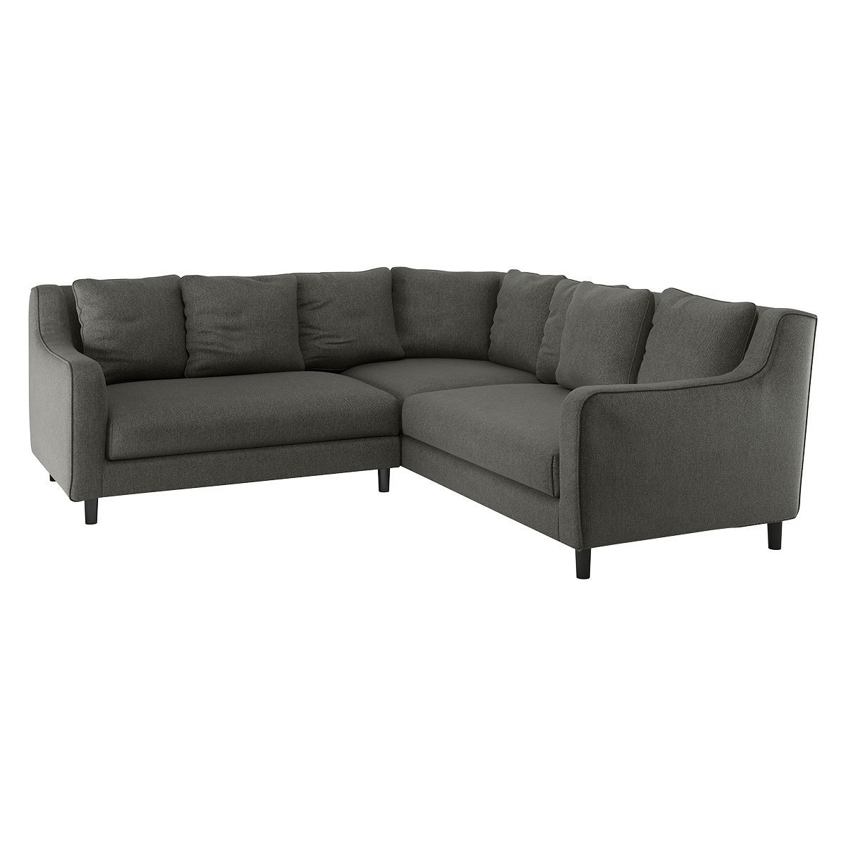 Swift Charcoal Grey FaBric Reversible Corner Sofa, Charcoal – image 3