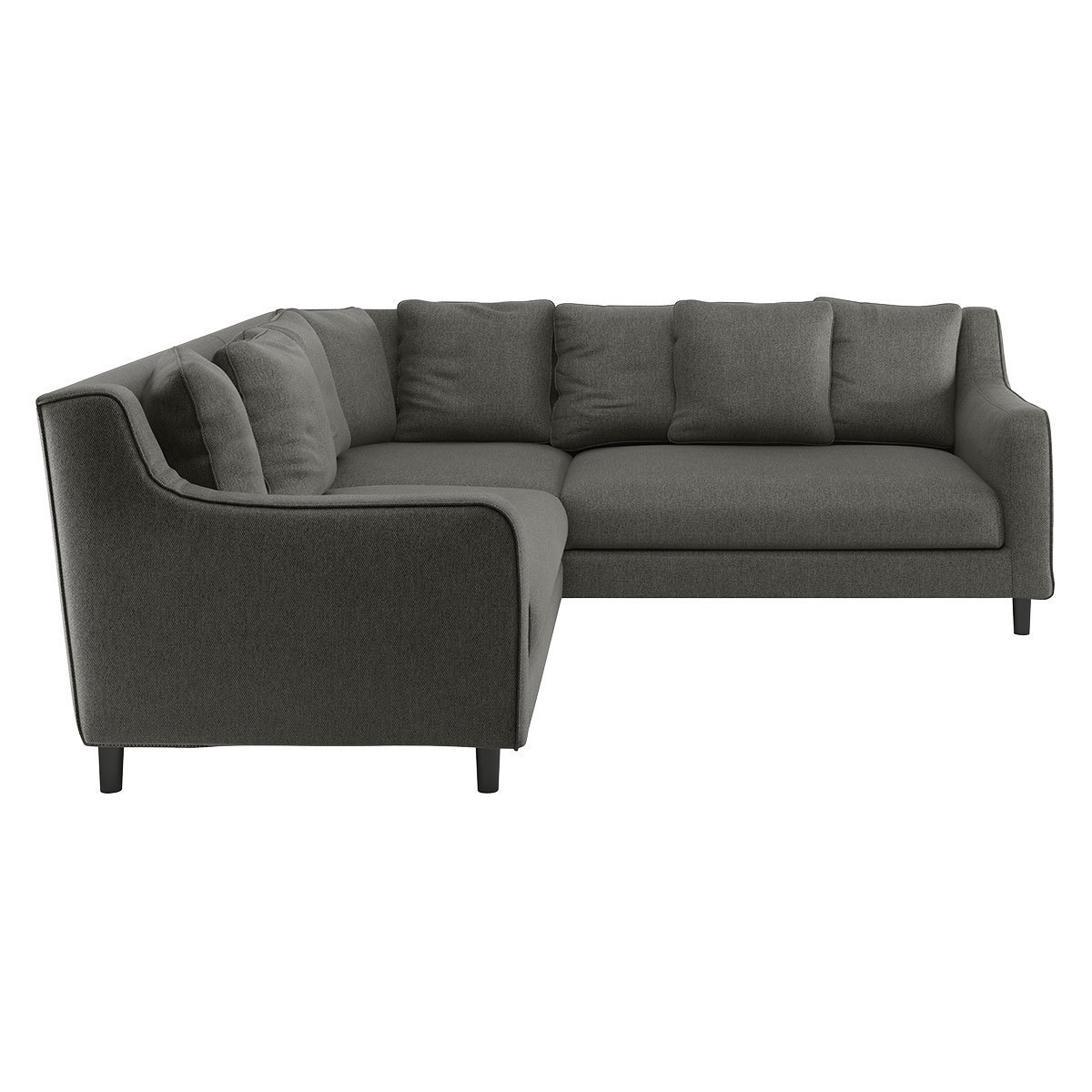 Swift Charcoal Grey FaBric Reversible Corner Sofa, Charcoal – image 4