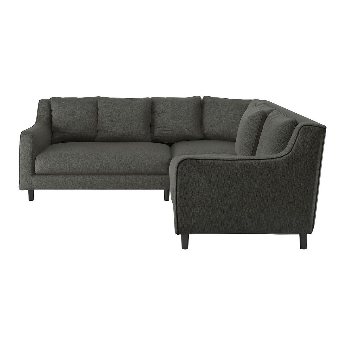 Swift Charcoal Grey FaBric Reversible Corner Sofa, Charcoal – image 1