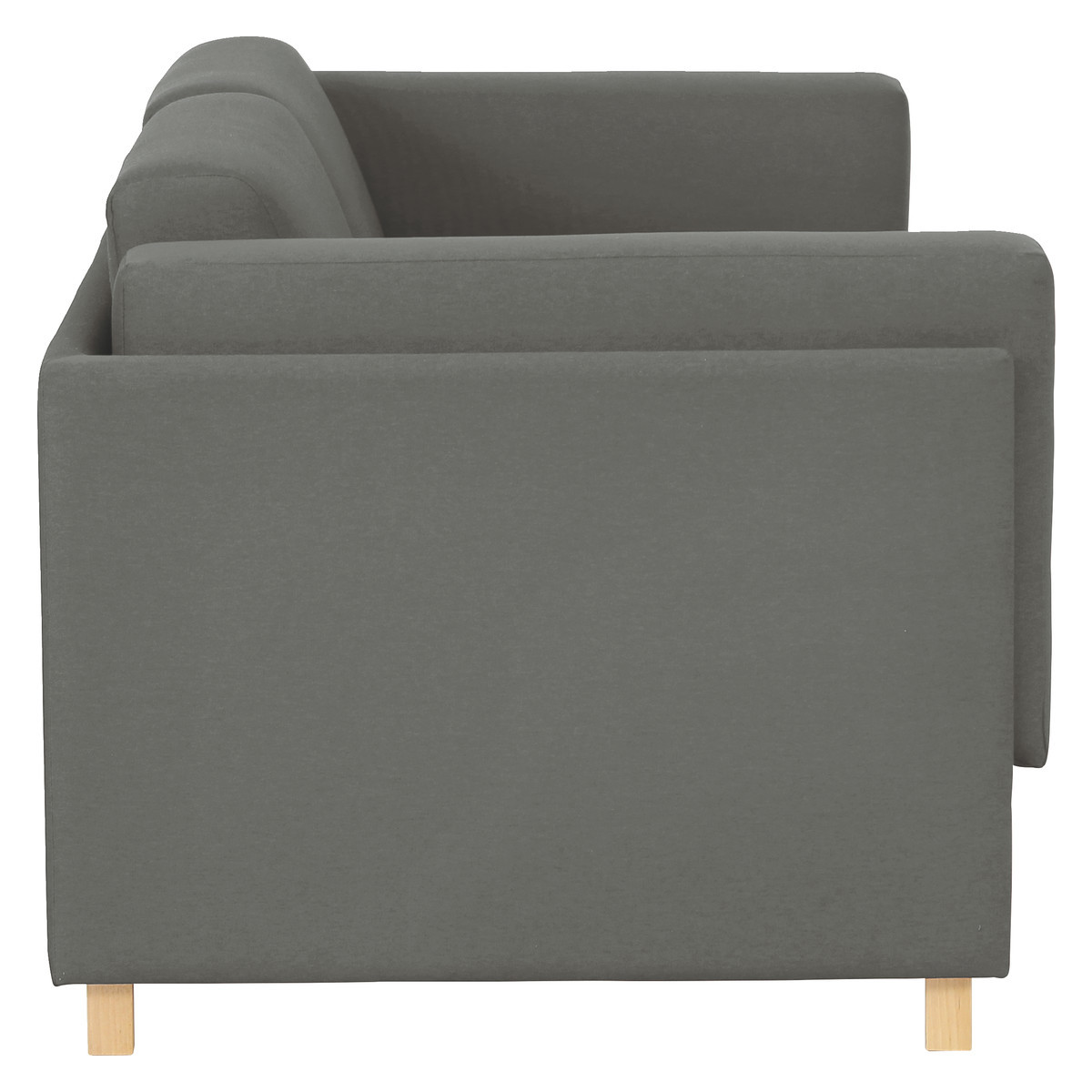 Colombo Charcoal Grey FaBric 3 Seater Sofa, Charcoal – image 4