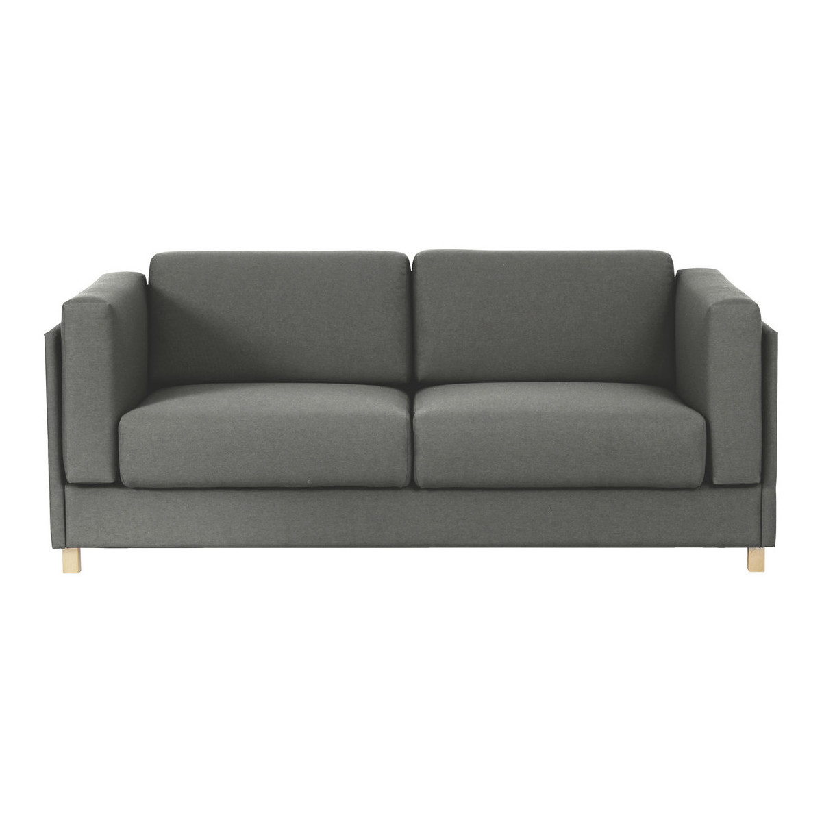 Colombo Charcoal Grey FaBric 3 Seater Sofa, Charcoal – image 1