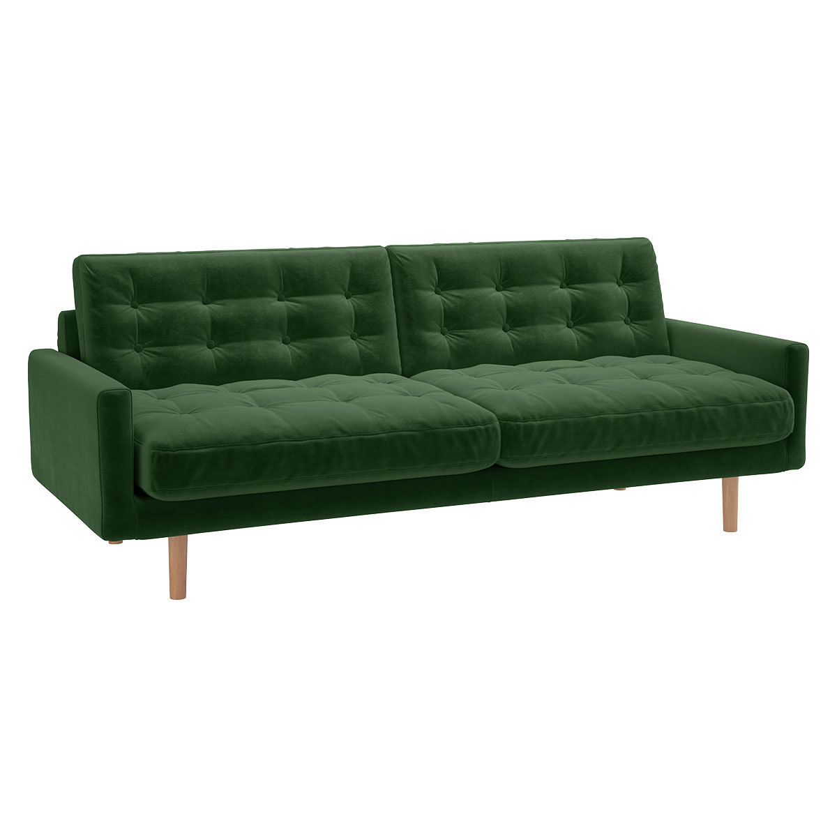 Fenner Moss Green 3 Seater Sofa, Moss Green – image 3