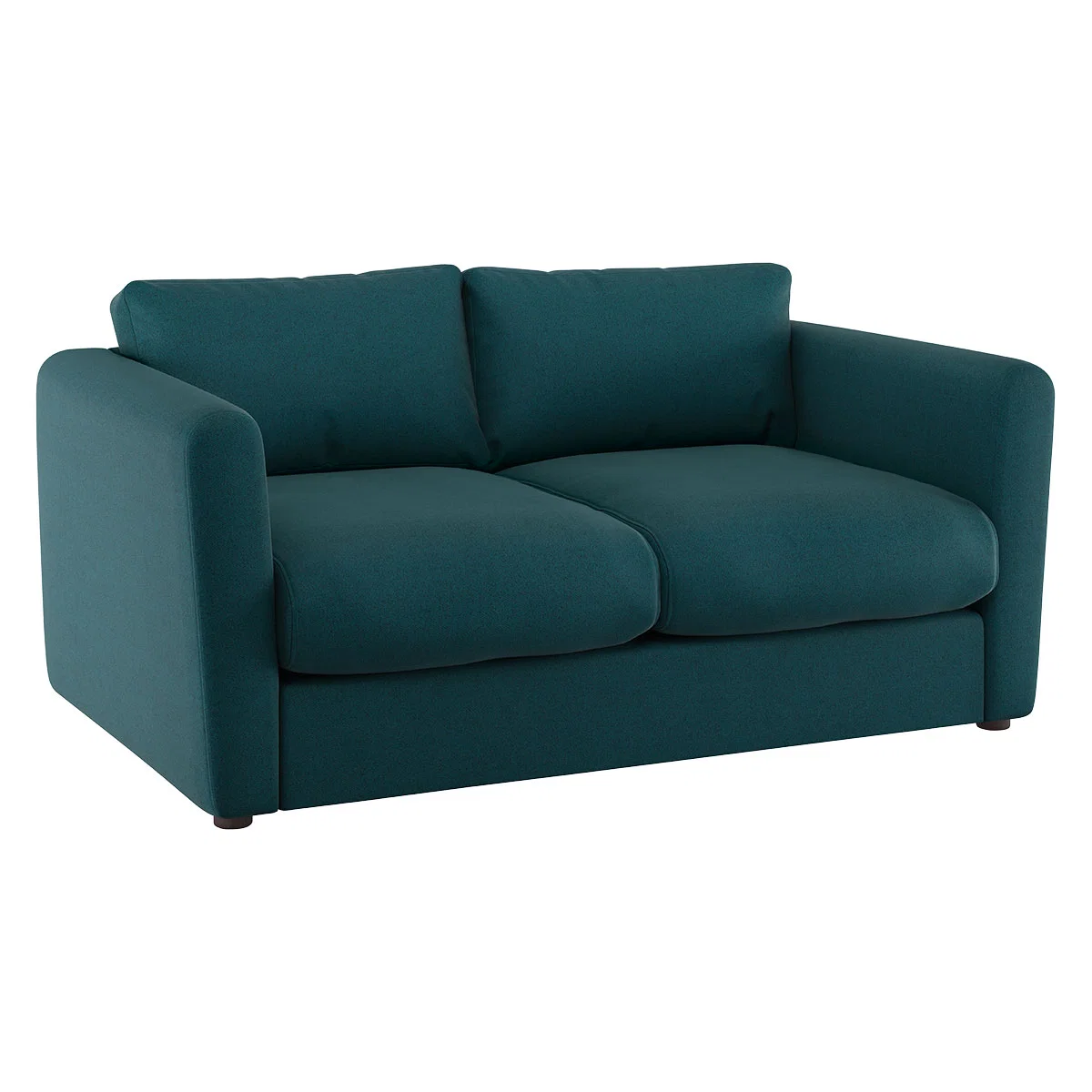 Joshua Teal Green Wool Tweed 2 Seat Sofa, Green – image 3