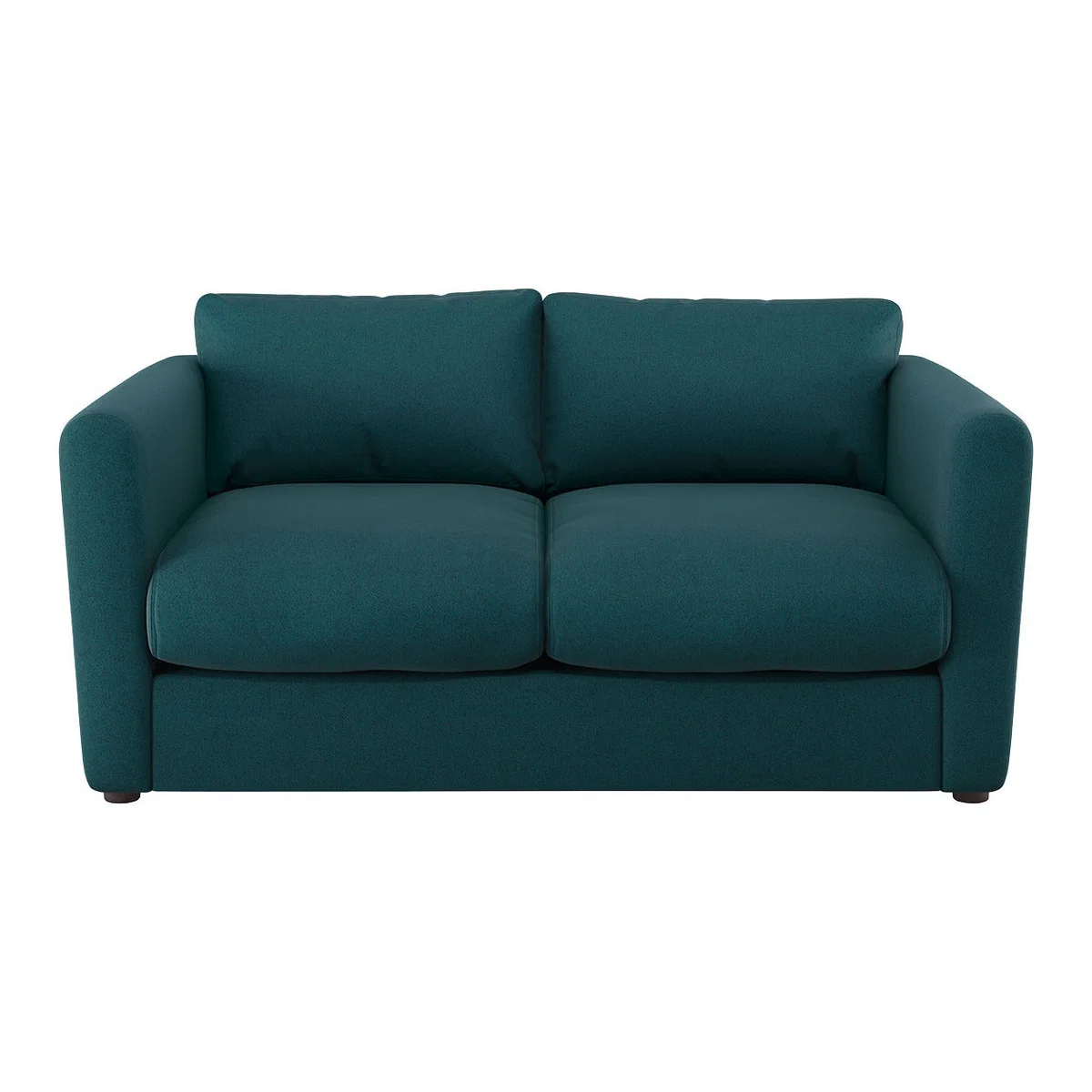 Joshua Teal Green Wool Tweed 2 Seat Sofa, Green – image 1