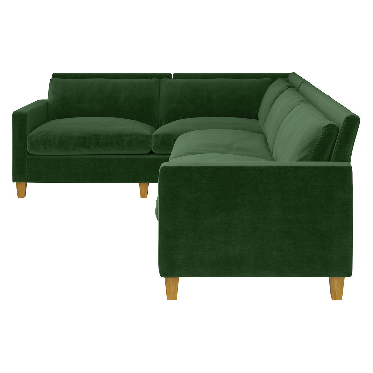 Chester Moss Green Right-Hand 4 Seater Corner Sofa, Moss Green – image 4