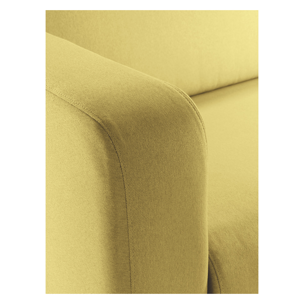 Porto Yellow FaBric Reversible Chaise Sofa, Saffron Yellow – image 3