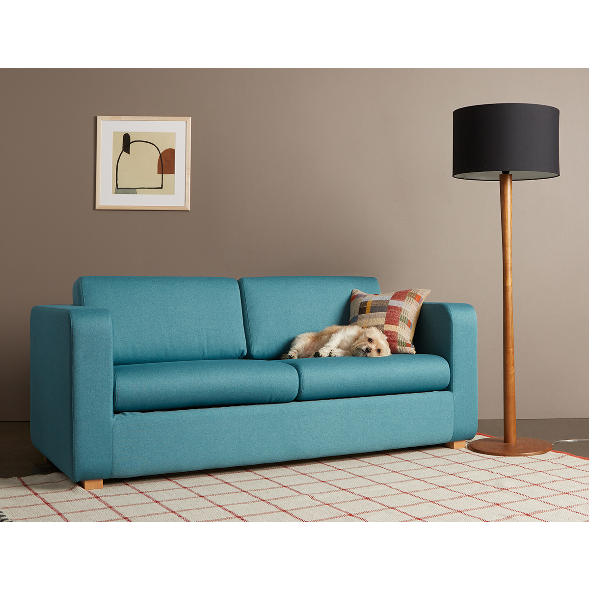 Porto Yellow FaBric Reversible Chaise Sofa, Saffron Yellow – image 6