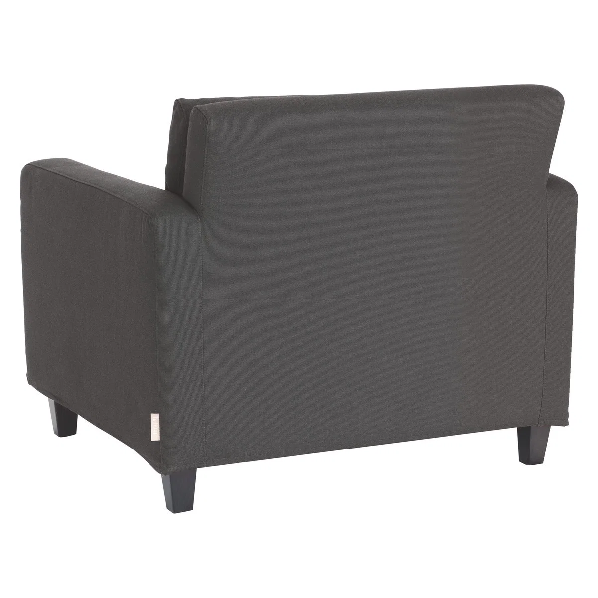 Chester Charcoal Grey FaBric Compact Sofa, Charcoal – image 5