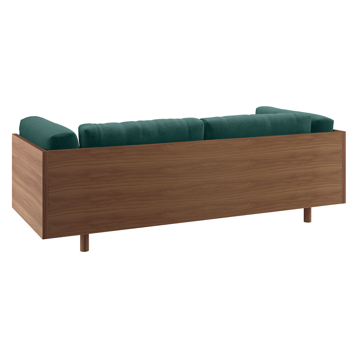 Victor Emerald Green Velvet 3 Seater Sofa, Green – image 5