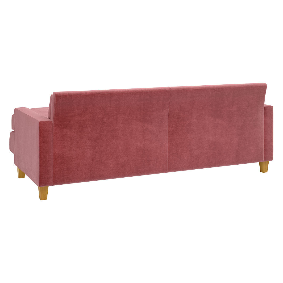 Chester Dusty Rose 3 Seater Chaise Sofa, Dusty Rose – image 4