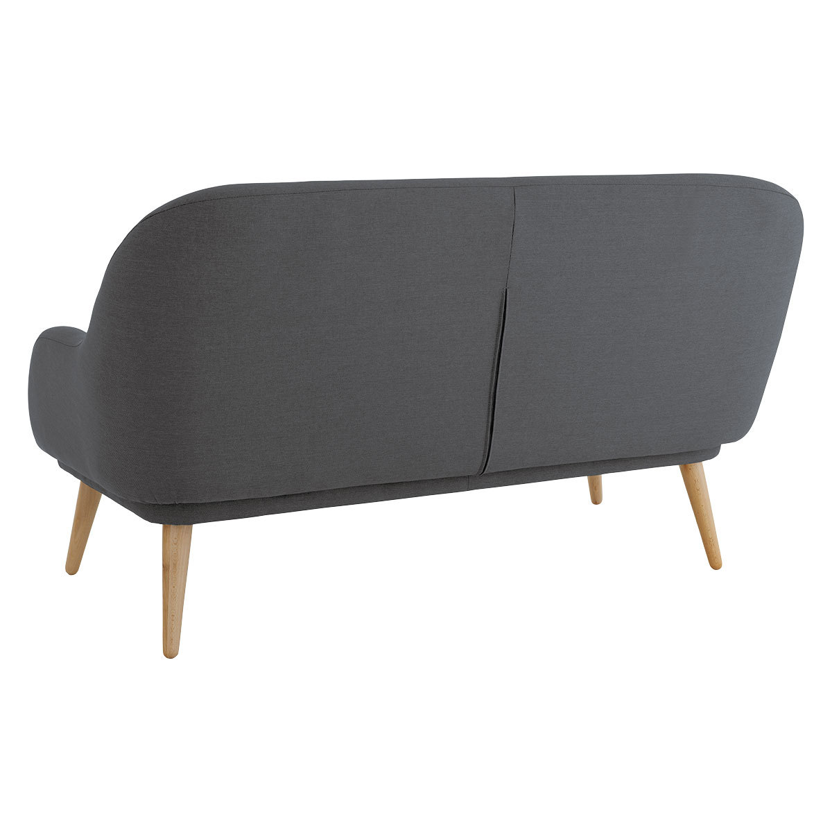 Momo Charcoal Grey FaBric 2 Seater Sofa, Charcoal – image 5