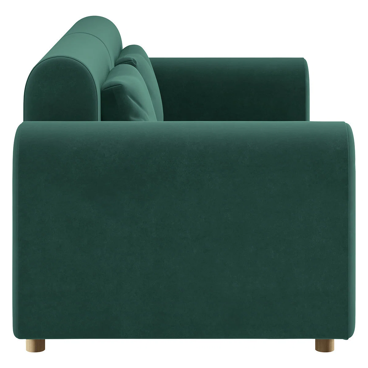 Tab Green Velvet 2 Seater Sofa, Green – image 4