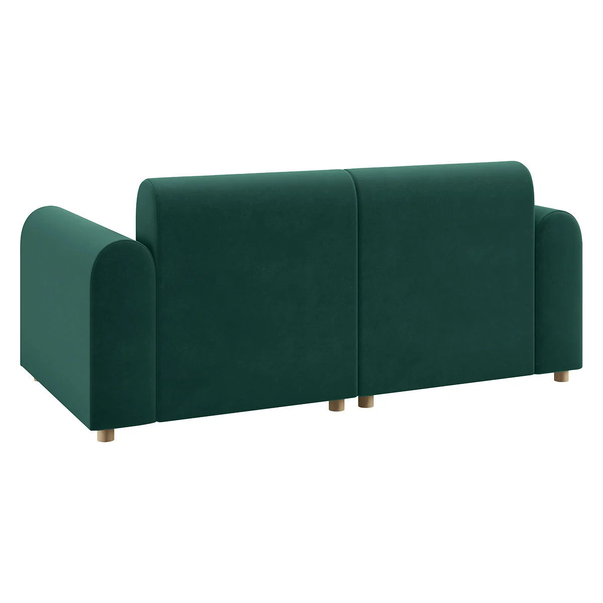 Tab Green Velvet 2 Seater Sofa, Green – image 5