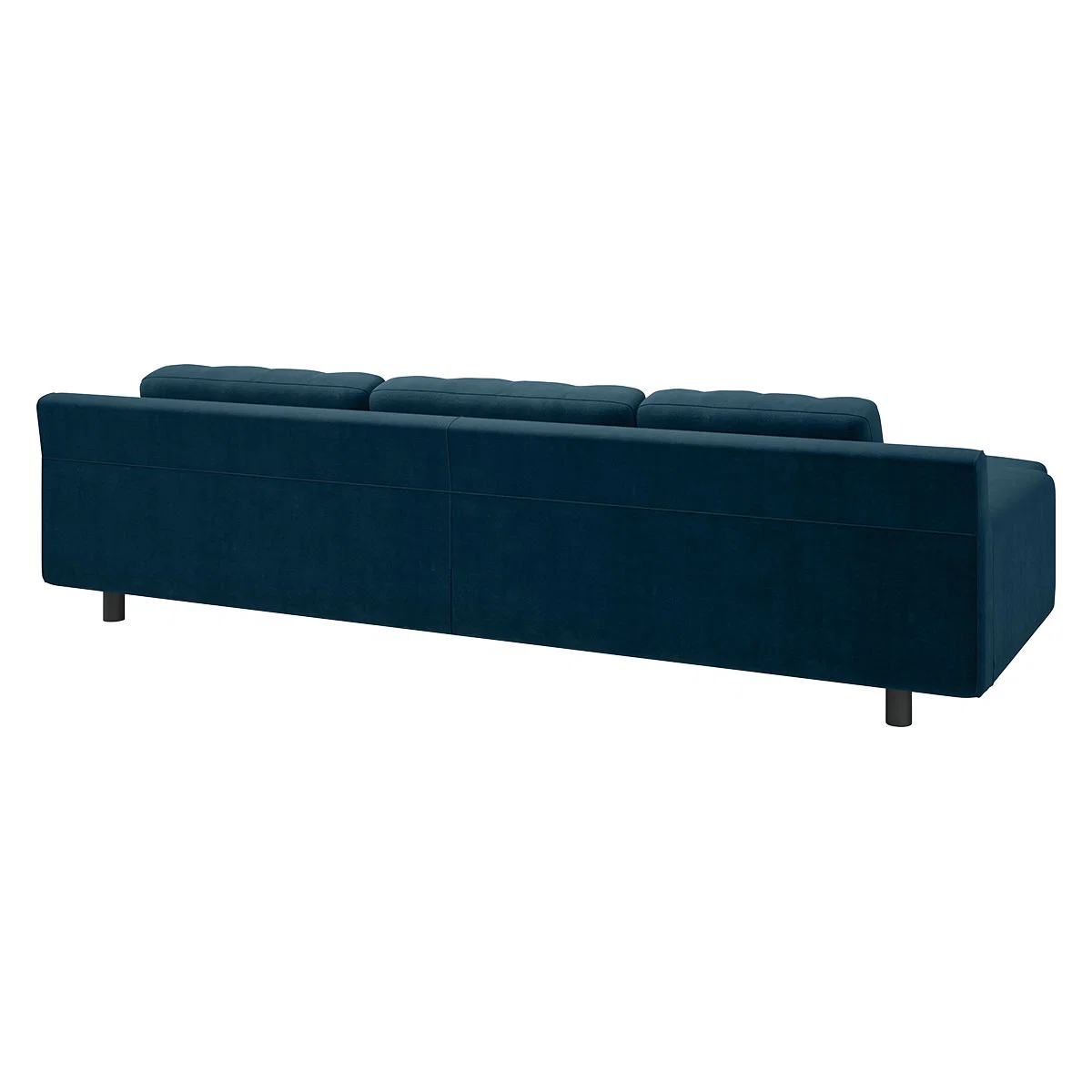 Hendricks 4 Seat Ink Blue Left Hand Chaise Sofa, Blue – image 4
