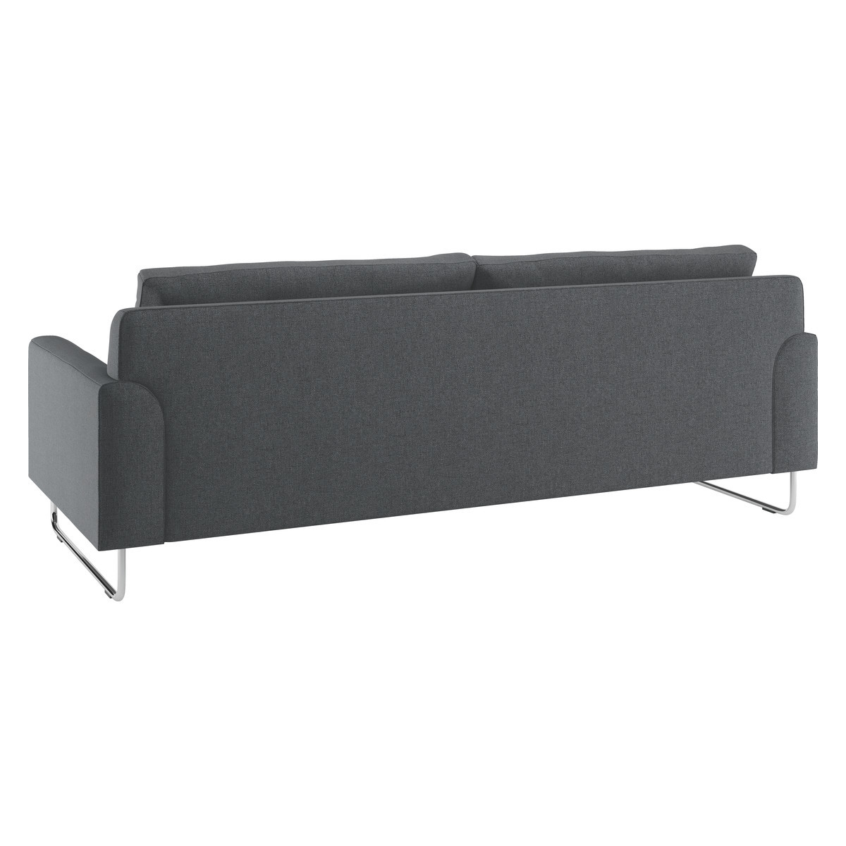 Lyle Grey Textured FaBric 3 Seater Sofa, Grey – image 4