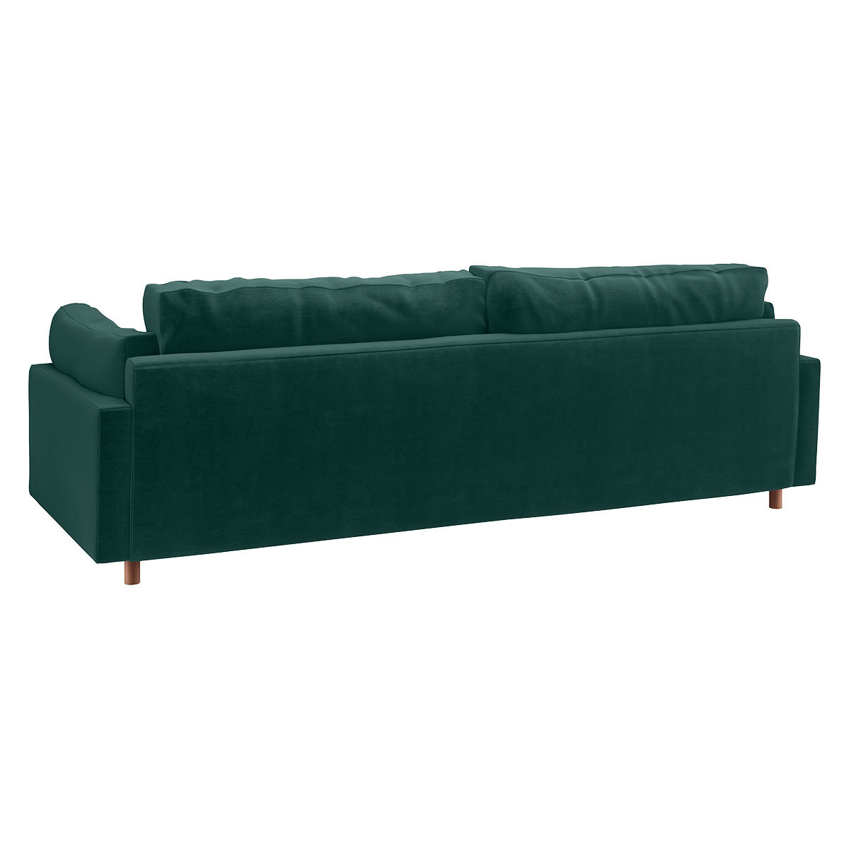 Elkin Emerald Green Velvet 4 Seat Sofa, Green – image 5