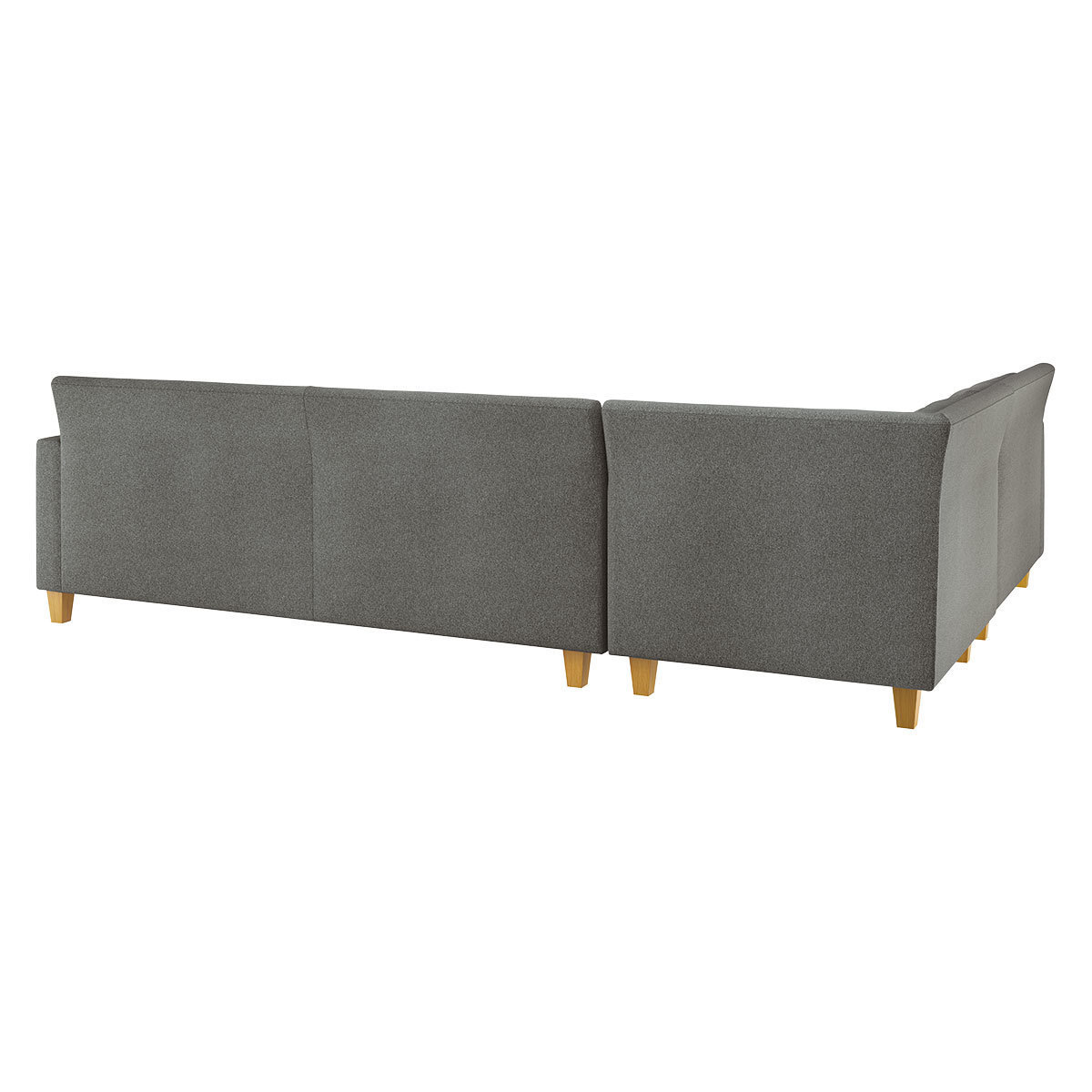 Chester Black & White FaBric Right Hand Corner Sofa, Black & White – image 4