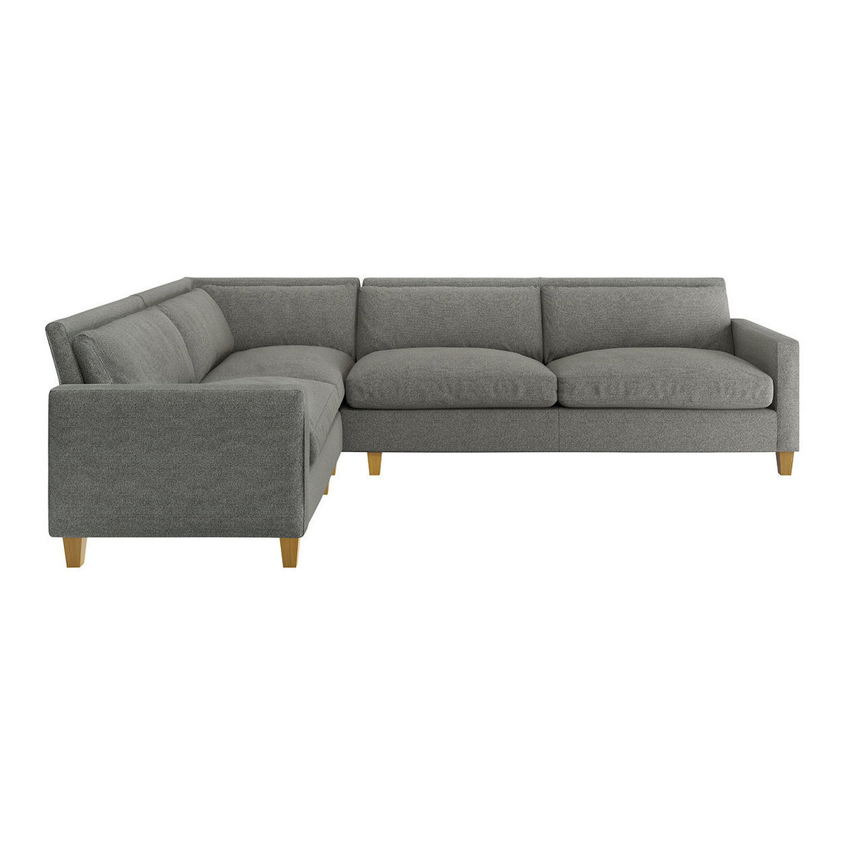 Chester Black & White FaBric Right Hand Corner Sofa, Black & White – image 1