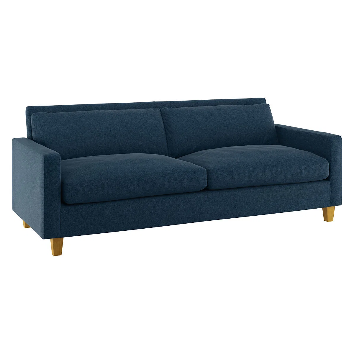 Chester Navy Blue Tweed Wool Mix 3 Seatersofa, Navy – image 4