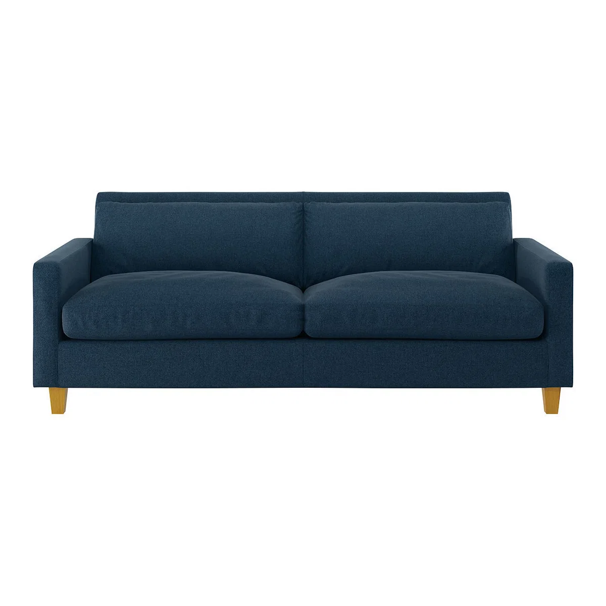 Chester Navy Blue Tweed Wool Mix 3 Seatersofa, Navy – image 1