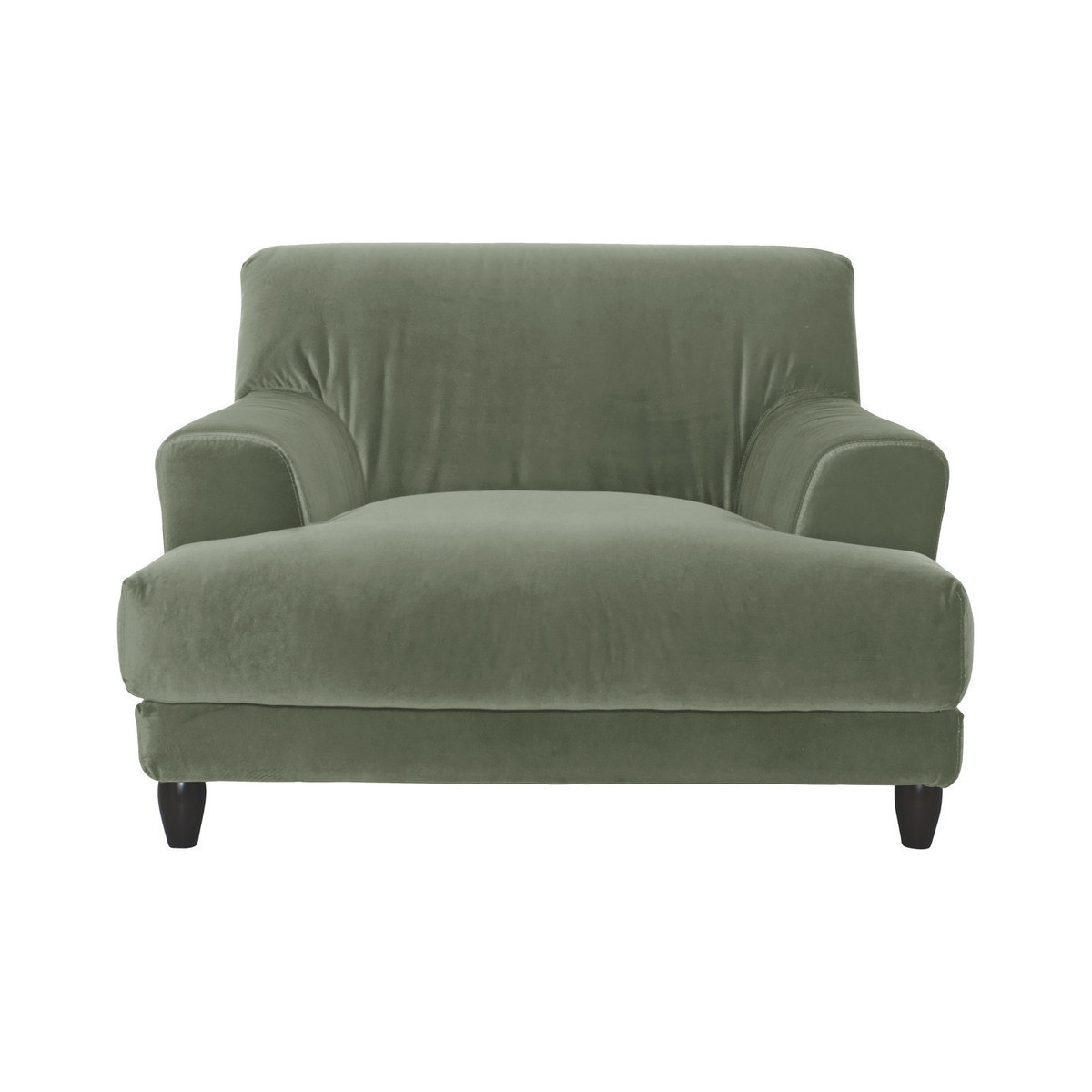 Askem Sage Green Velvet Compact Sofa, Green Green – image 1