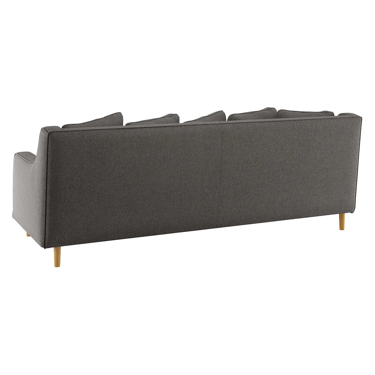 Swift Charcoal Grey Wool 3 Seater Sofa, Charcoal – image 5