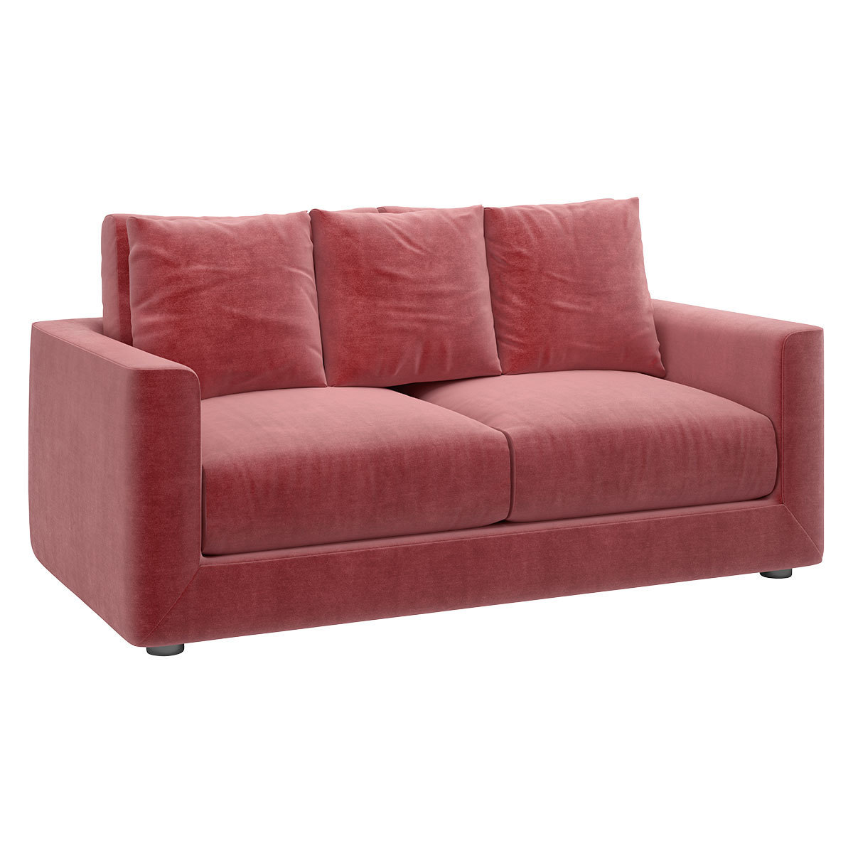 Rupert Dusty Rose 2 Seat Sofa, Dusty Rose – image 3