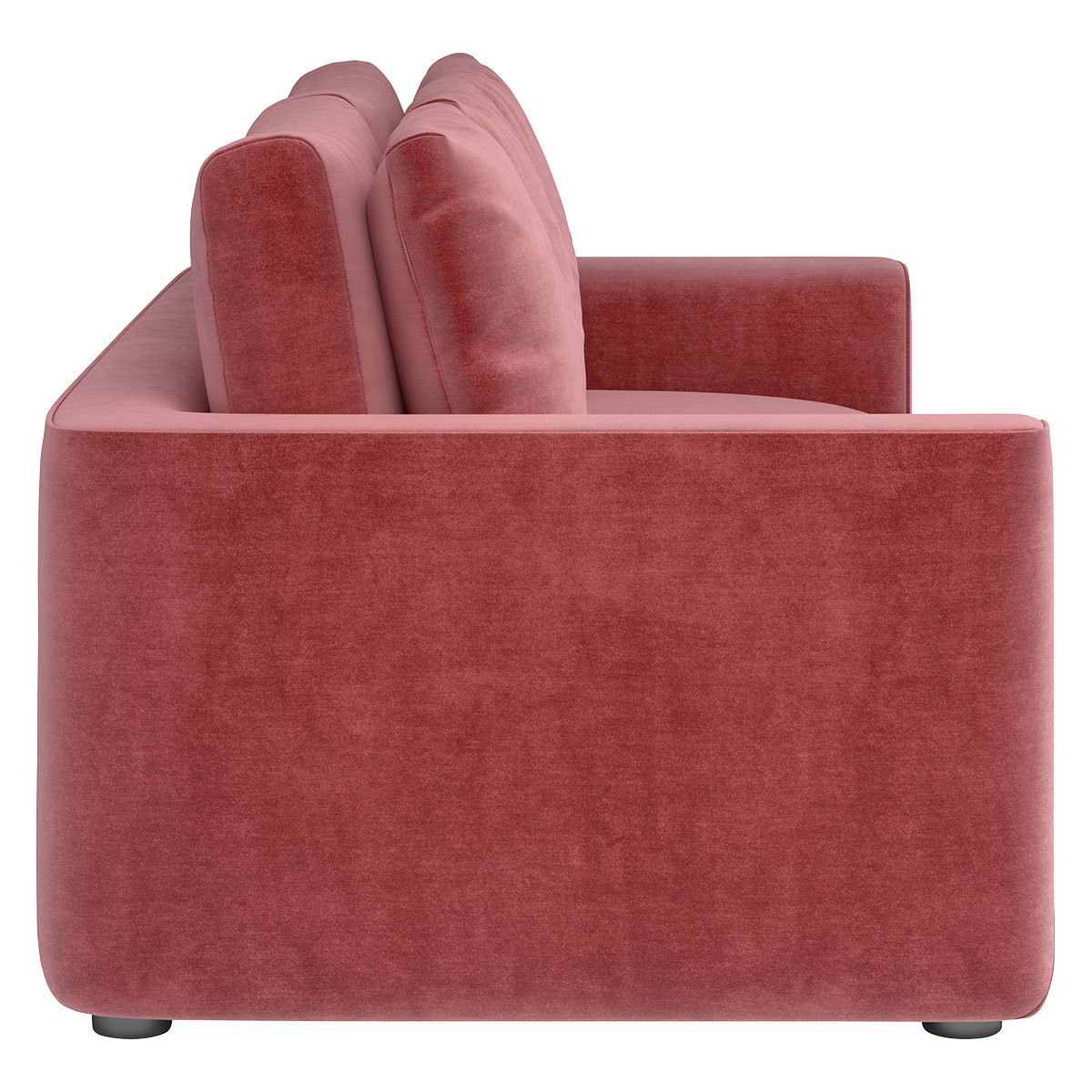 Rupert Dusty Rose 2 Seat Sofa, Dusty Rose – image 4