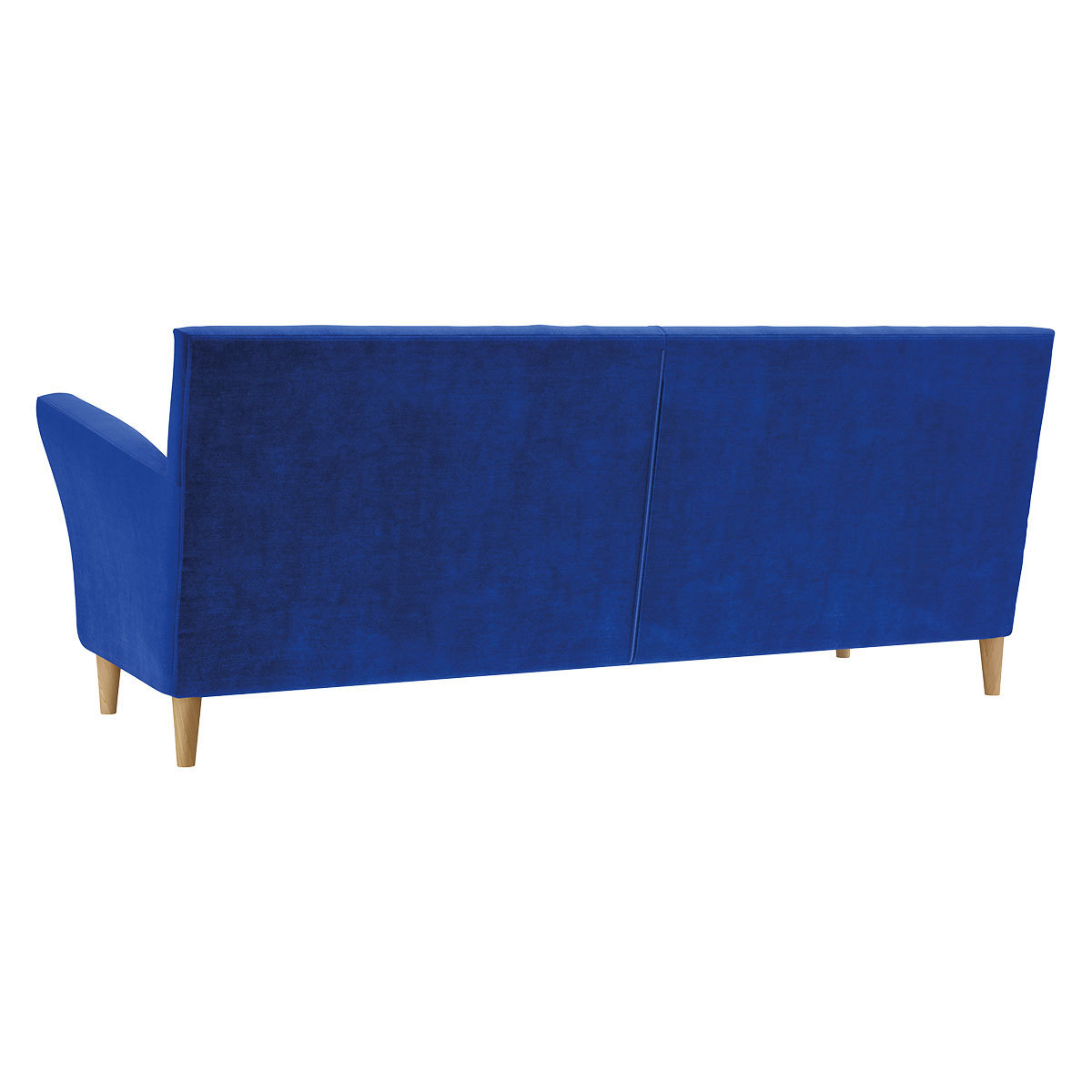 Keele Cobalt Blue Velvet 3 Seat Sofa, Blue – image 5