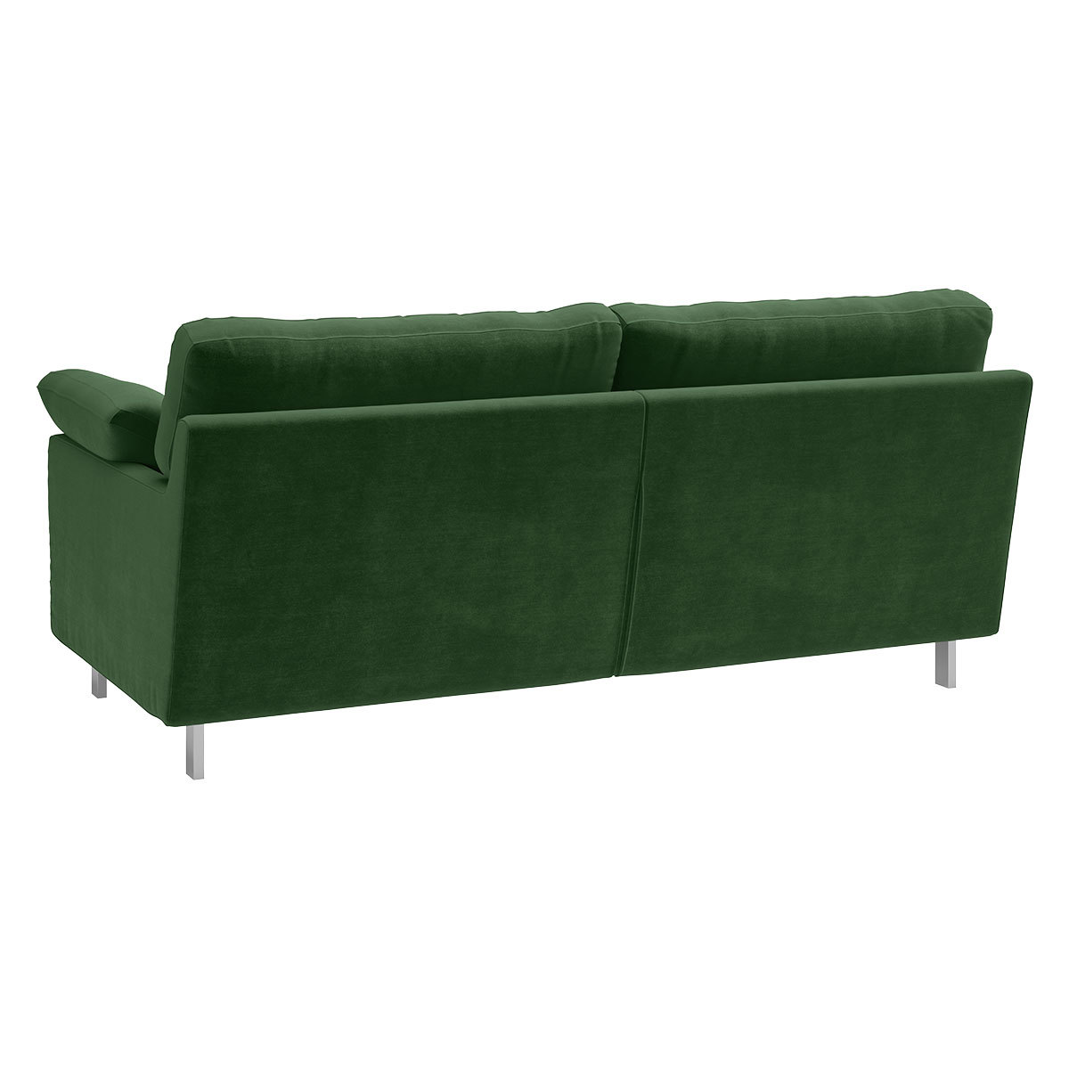 Cuscino Moss Green Velvet 2 Seater Sofa, Moss Green – image 4