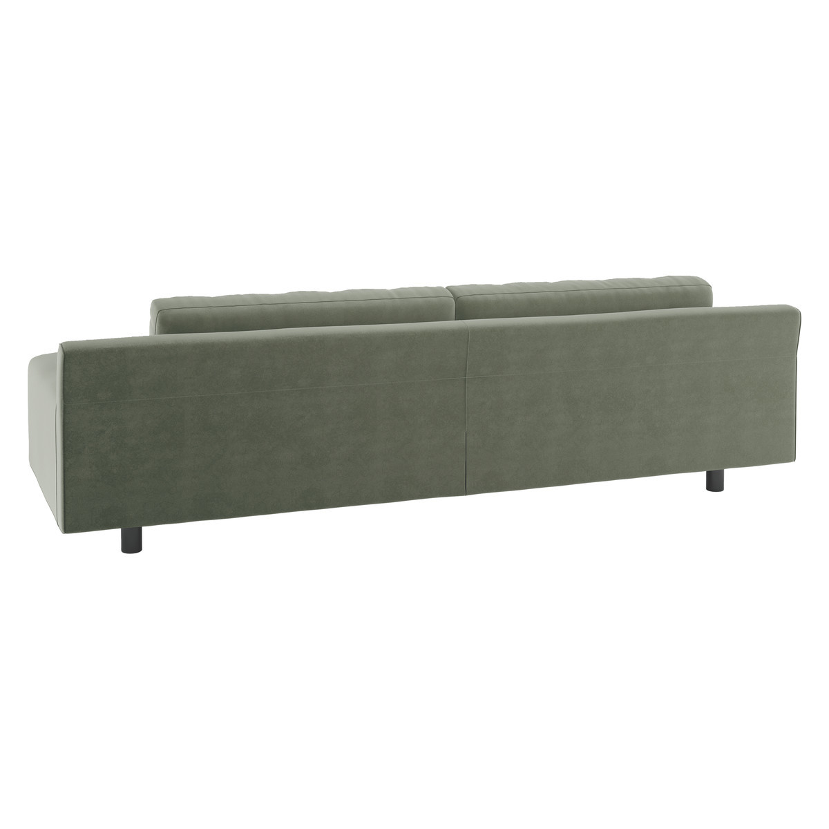 Hendricks Sage Green Velvet 4 Seater Sofa, Green Green – image 5