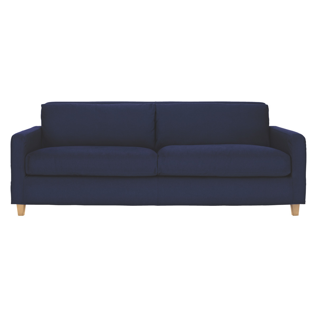 Chester Blue Leather 3 Seater Sofa, Blue – image 3