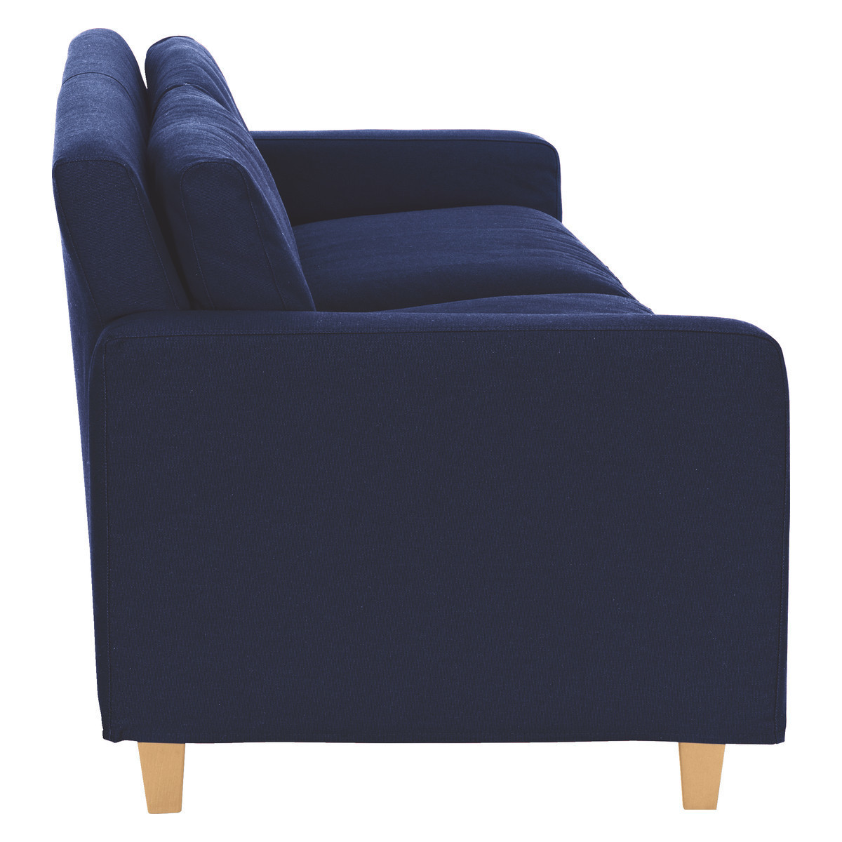 Chester Blue Leather 3 Seater Sofa, Blue – image 7
