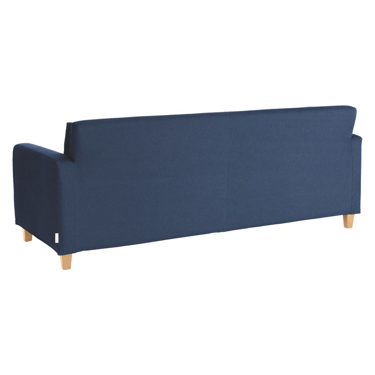 Chester Blue Leather 3 Seater Sofa, Blue – image 8