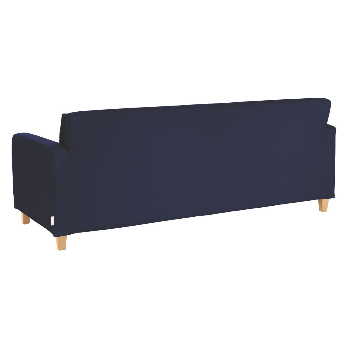 Chester Blue Leather 3 Seater Sofa, Blue – image 9