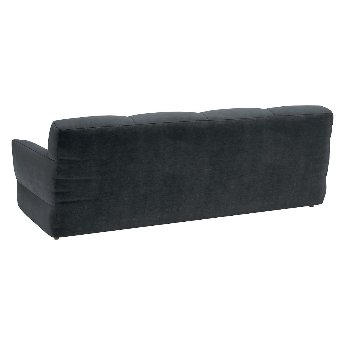 Newington Dark Grey Velvet 3 Seater Sofabed, Grey – image 5