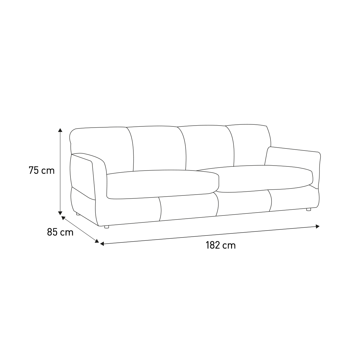Newington Dark Grey Velvet 3 Seater Sofabed, Grey – image 8