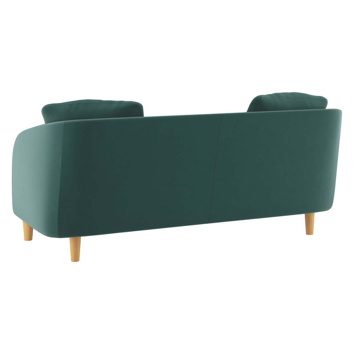 Colby Emerald Green Velvet 2 Seater Sofa, Green – image 6