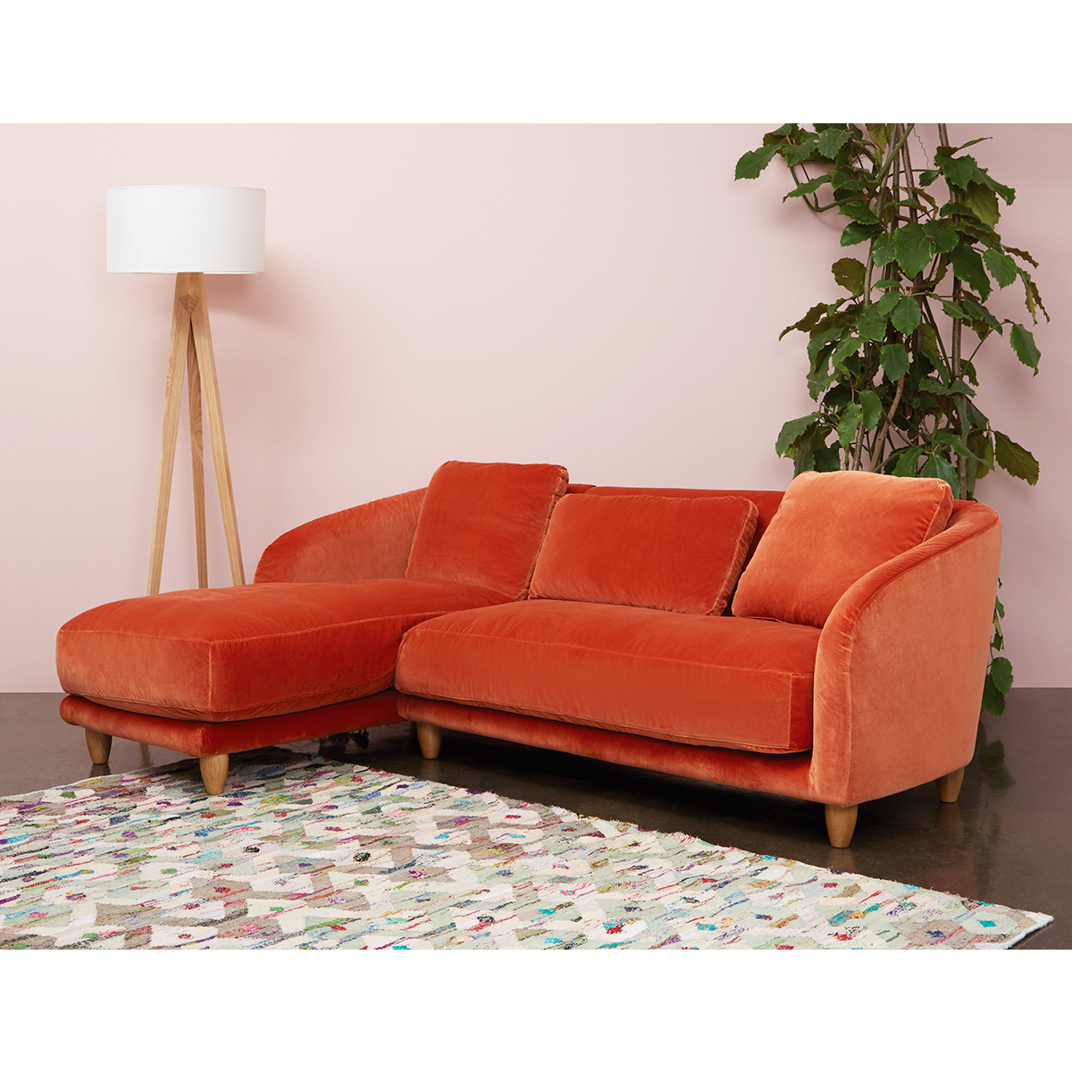 Colby Emerald Green Velvet 2 Seater Sofa, Green – image 7