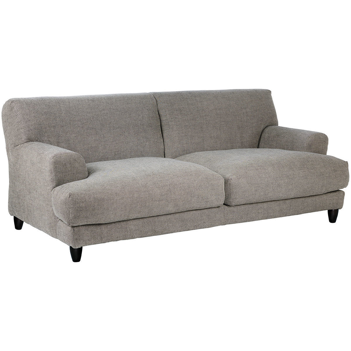 Askem Natural Woven Stripe Linen 3 Seater Sofa, Stripey – image 3