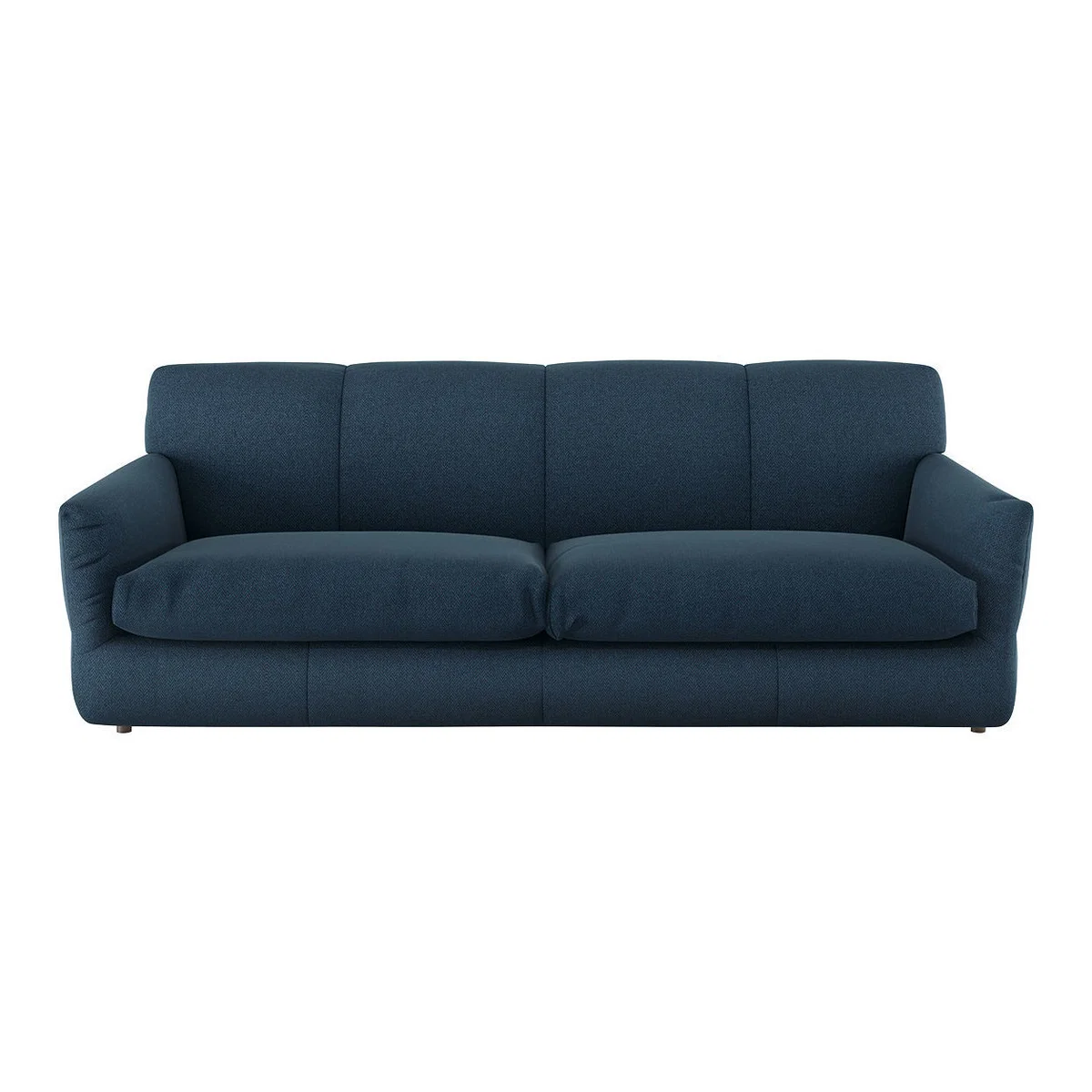 Newington Navy Blue Wool 3 Seater Sofabed, Navy – image 1