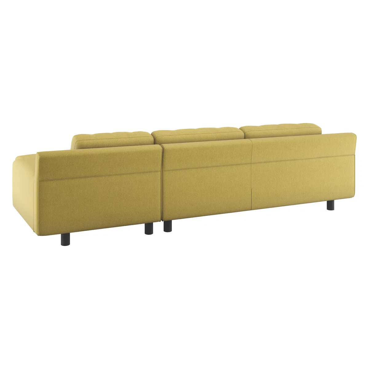 Hendricks Saffron Yellow FaBric Right Arm Chaise Sofa, Saffron Yellow – image 5