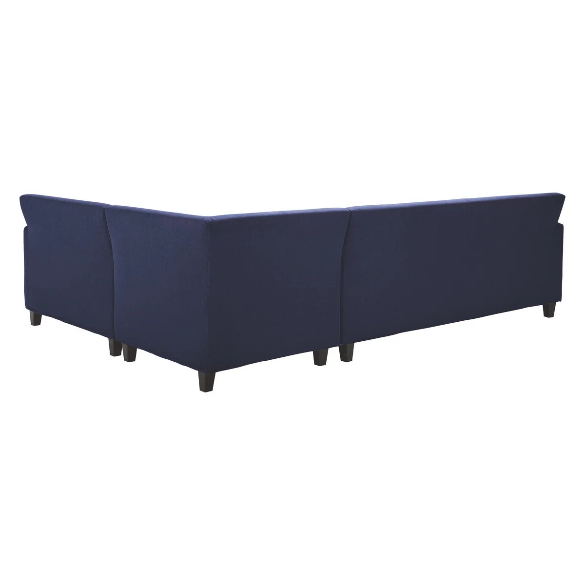 Chester Dark Blue FaBric Left-Arm Corner Sofa, Dark Feet, Blue – image 5