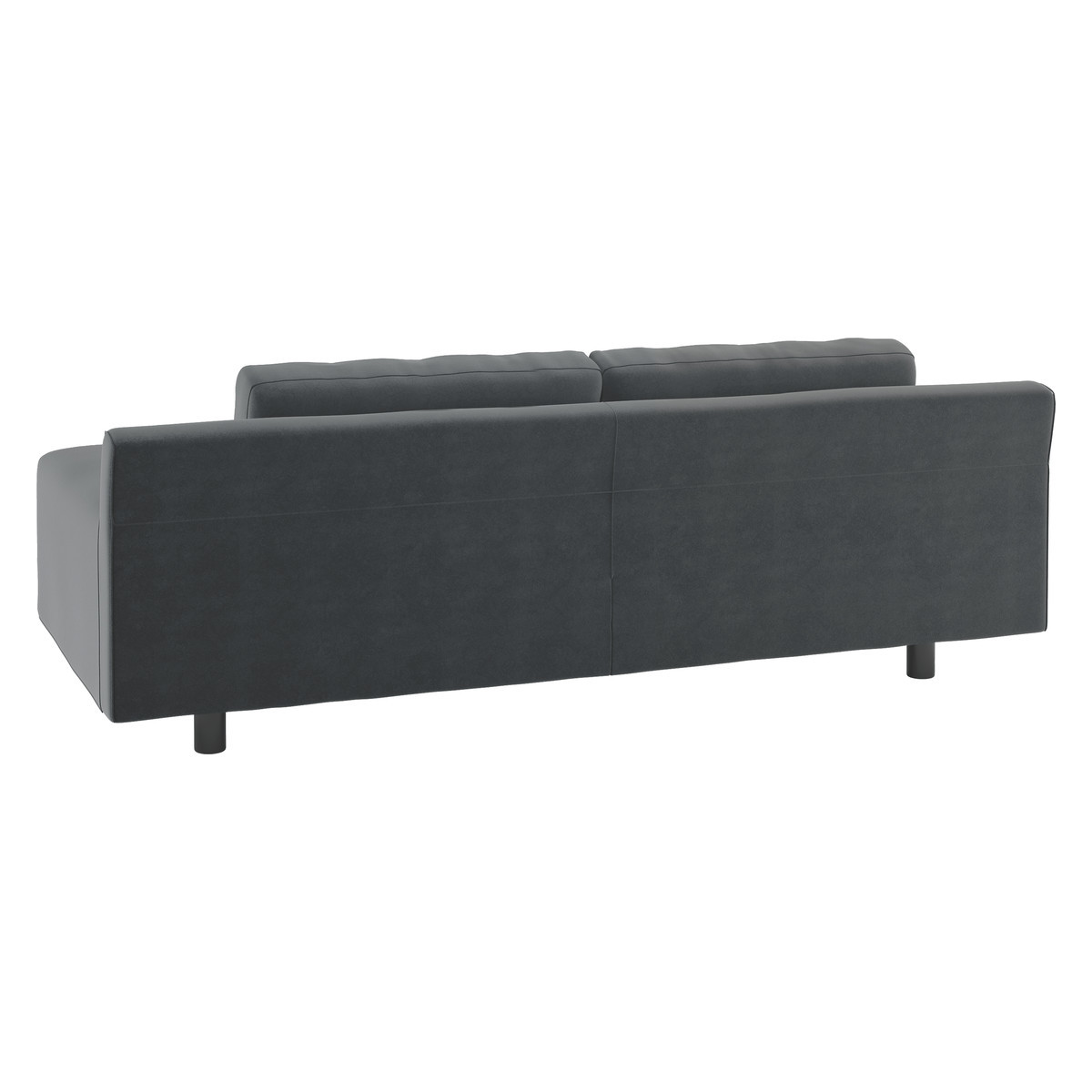 Habitat Hendricks 3 Seater Velvet Sofa - Dark Grey, Dark Grey – image 6